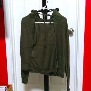 drawstring sweatshirt